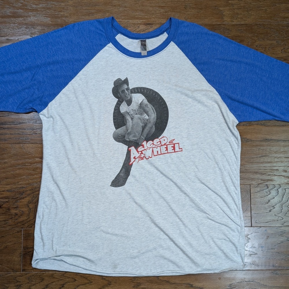 Asleep At The Wheel 3/4 Raglan Retro T-Shirt Size XXL (23.5x28.5) Ray Benson